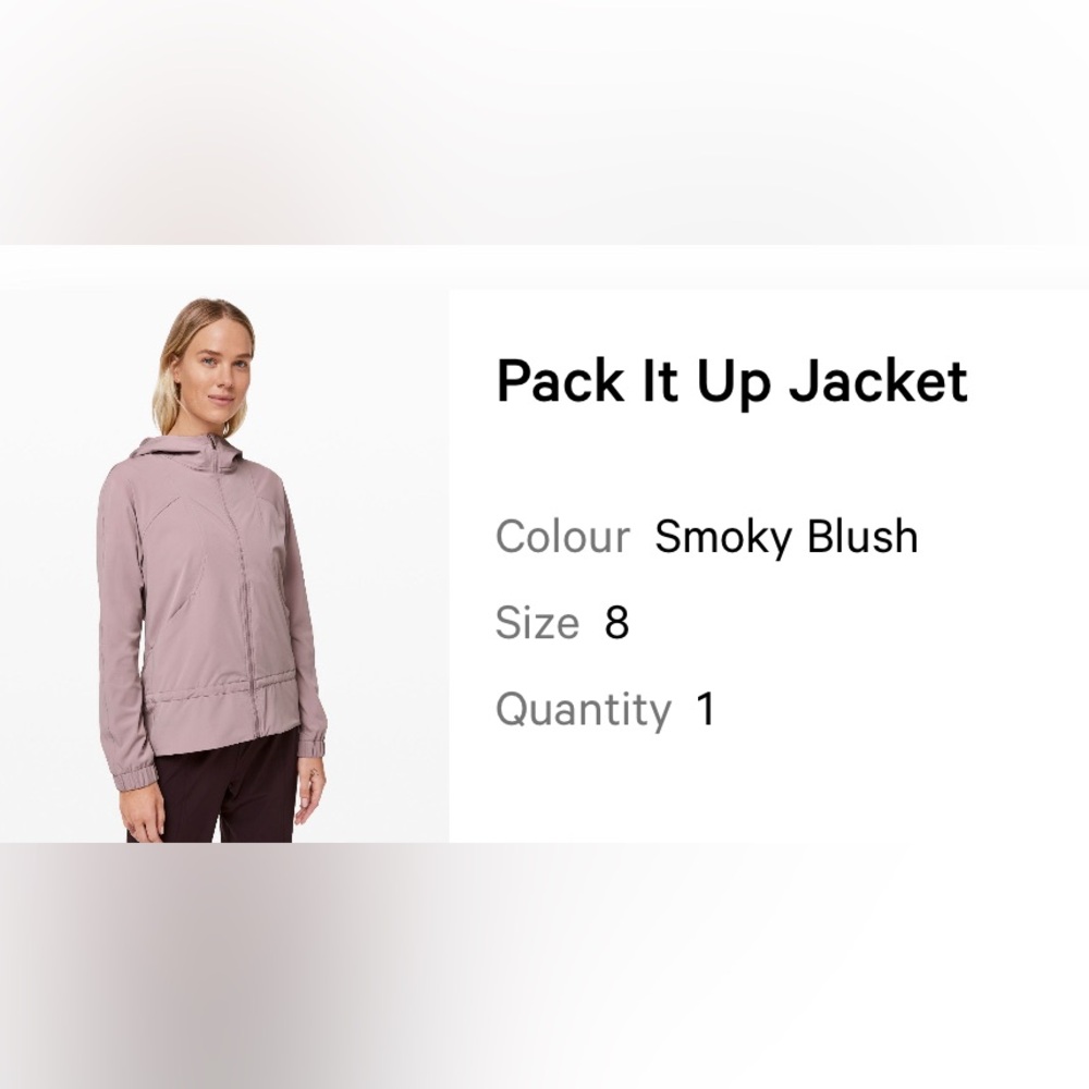 Lululemon Pack it Up Jacket